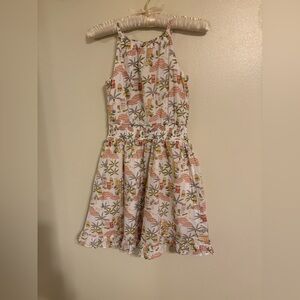 Janie and Jack Tropical Print Dress - Multicolor